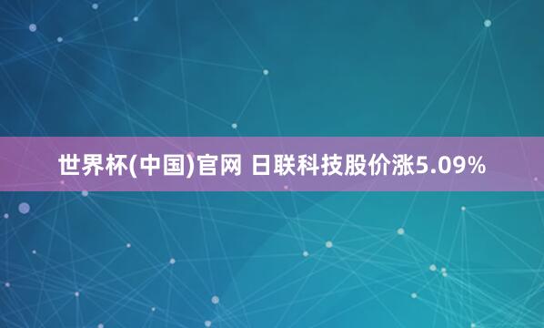 世界杯(中国)官网 日联科技股价涨5.09%