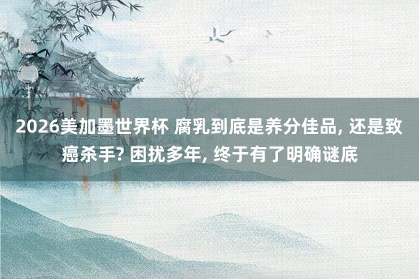 2026美加墨世界杯 腐乳到底是养分佳品, 还是致癌杀手? 困扰多年, 终于有了明确谜底